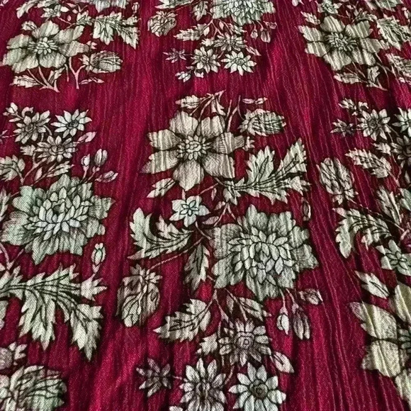 American Eagle AE Floral Long Sleeve Dress Boho southwestern tribal print Fall - Picture 4 of 16